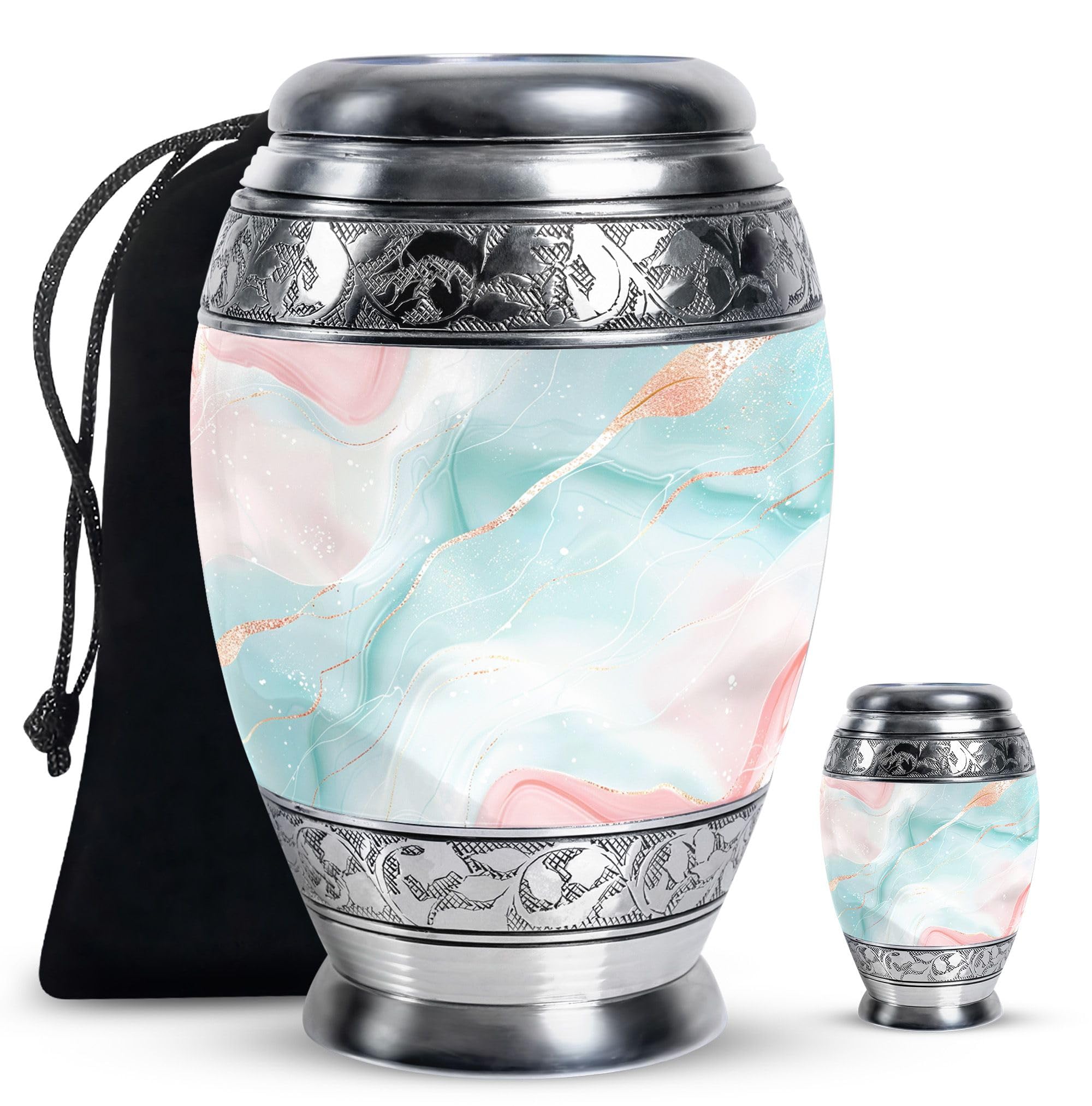 Abstract Urn, Decorative Urns for Human Ashes, Cremation Urns for Burial, Funeral Urn, Urns for Human Ashes, Urn for Human Ashes, Urns for Human Ashes Adult 10'' - Image 8