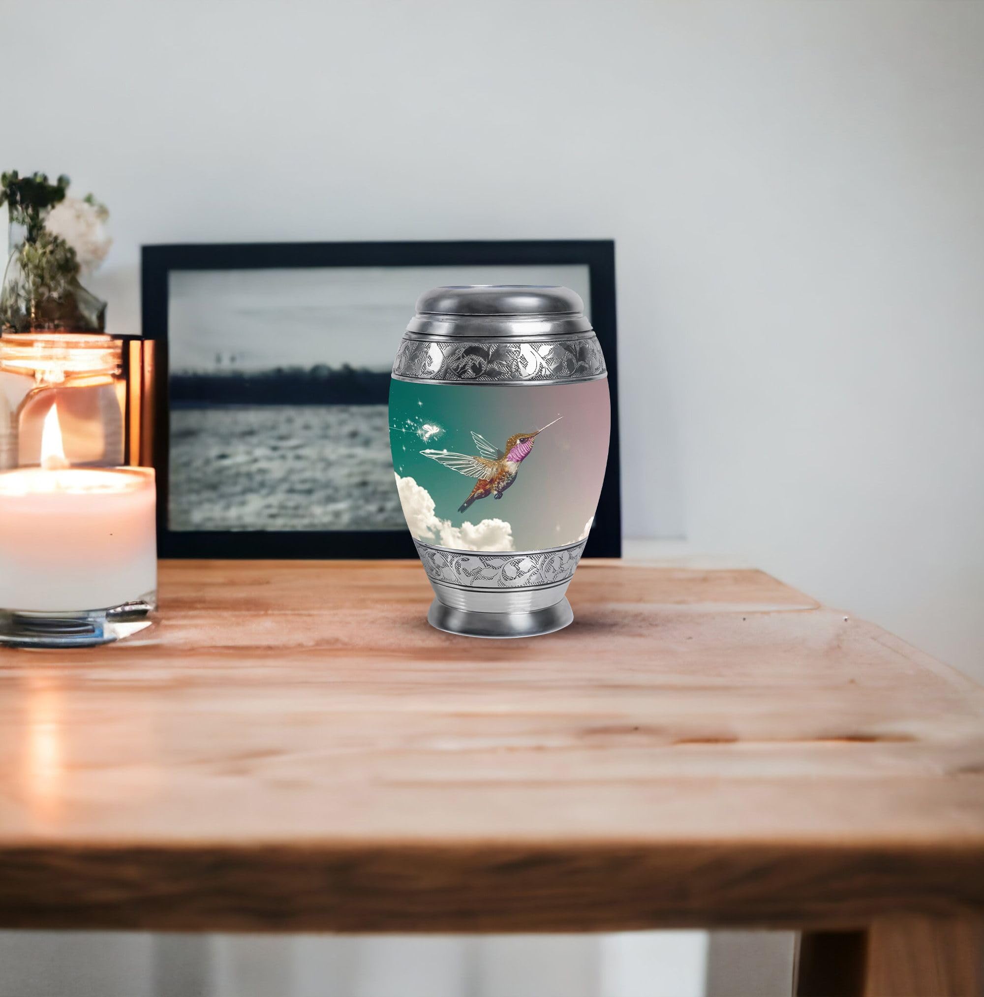 SUBSH Humming Bird Urn for Ashes, 3 Inch Urn, Small Keepsake Urns for Human Ashes, Cremation Urn, Green Pet Urn for Ashes, Urns for Human Ashes Adult Man, Urns for Human Ashes Adult Women - Image 7