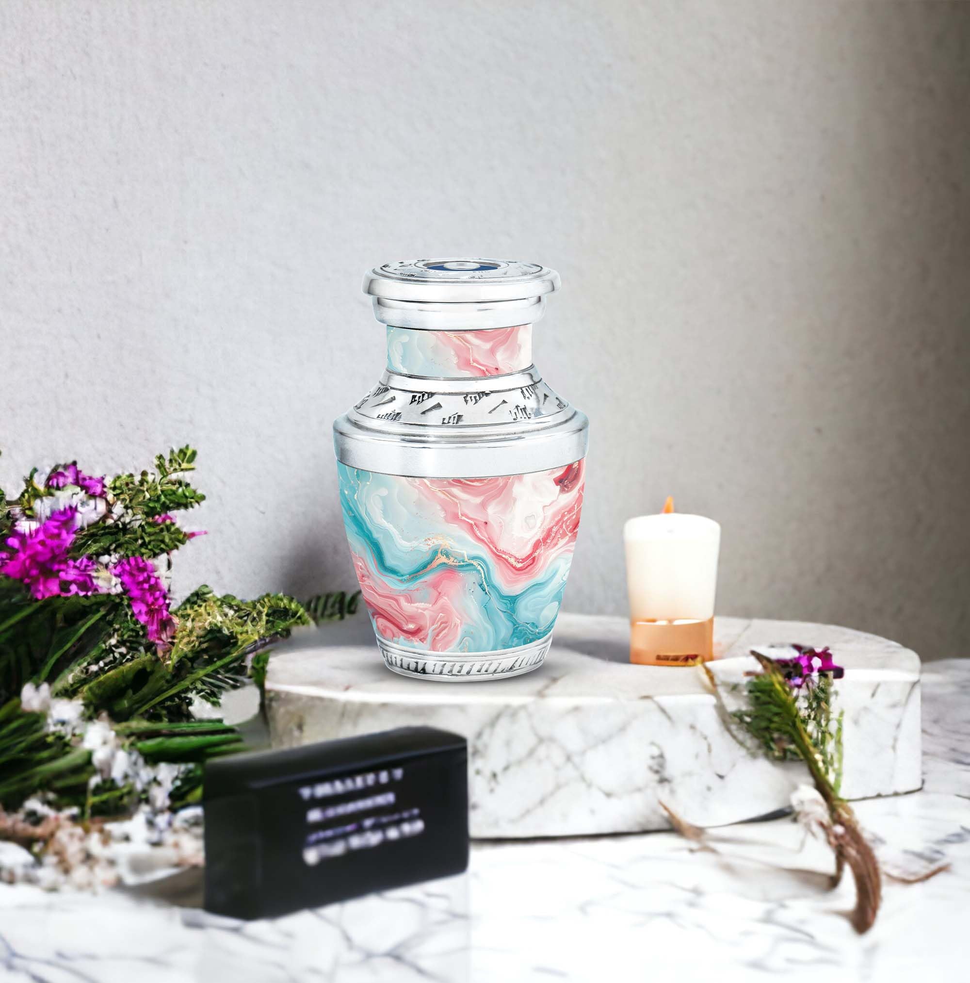 SUBSH Marbled Chess Urn, 3 Inch Urns Set of 4, Urns for Human Ashes Adult Female, Mini Urns, Keepsake Urns for Human Ashes, Pet Urns for Dogs Ashes, Urn for Ashes Adult Male, Decorative Urns - Image 6