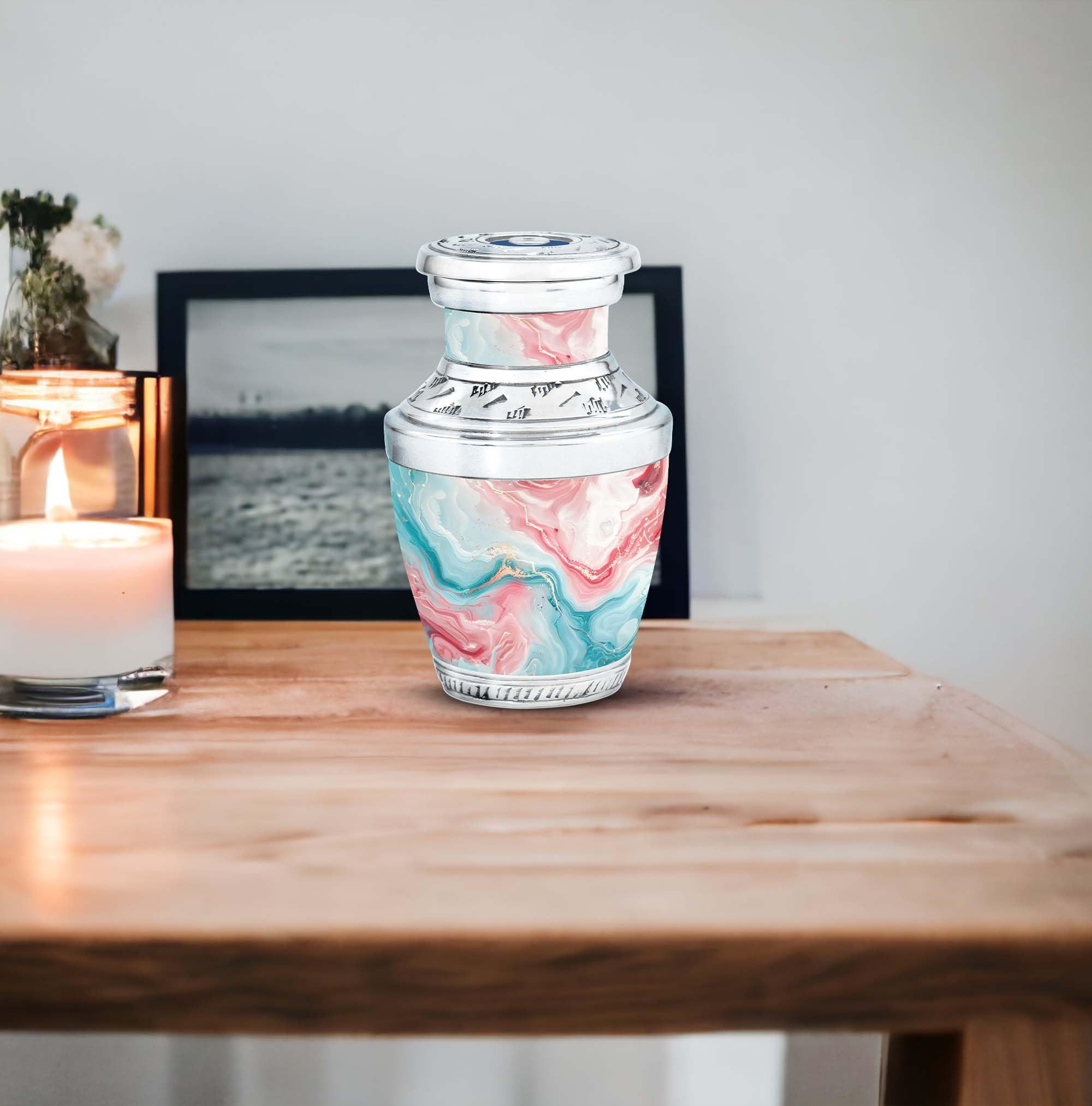 SUBSH Marbled Chess Urn, 3 Inch Urns Set of 4, Urns for Human Ashes Adult Female, Mini Urns, Keepsake Urns for Human Ashes, Pet Urns for Dogs Ashes, Urn for Ashes Adult Male, Decorative Urns - Image 7